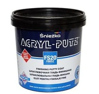 Шпатлевка готовая акриловая финишная Sniezka Akryl-Putz Finish  5 кг