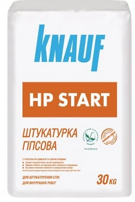 Шпатлевка гипсовая стартовая Knauf HP Start 30 кг