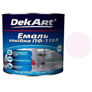 Эмаль ПФ-115 DekArt Белая  2,8 кг