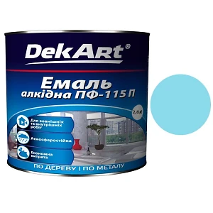Эмаль ПФ-115 DekArt Голубая  2,8 кг
