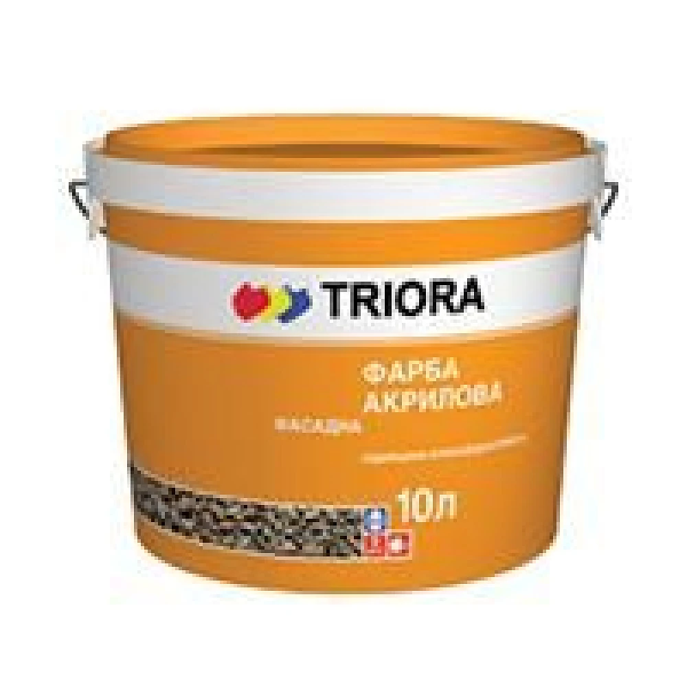 Краска акриловая фасадная Triora Фасадная  3 л 4,2 кг