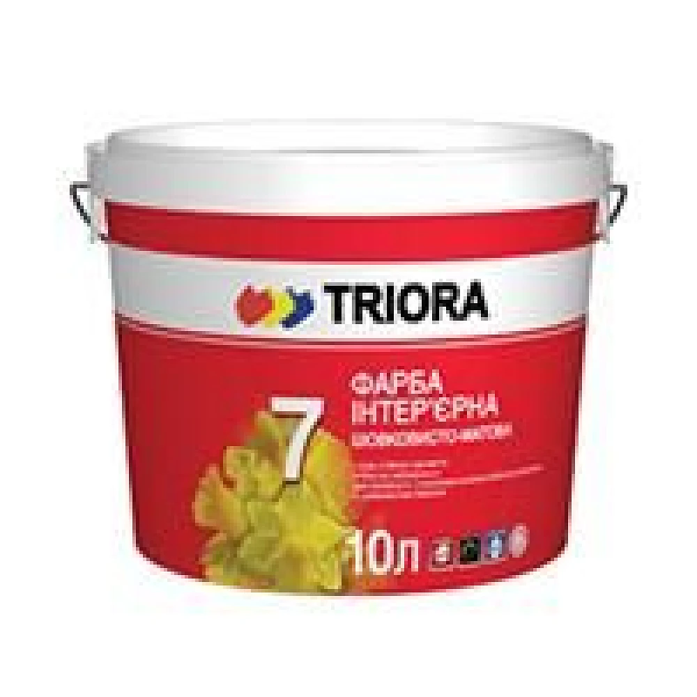 Краска акриловая Triora Шелковисто-матовая  1 л 1,4 кг