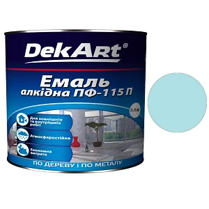 Эмаль ПФ-115 DekArt Светло-голубая  2,8 кг