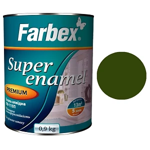 Эмаль ПФ-115 Farbex Хаки  0,9 кг