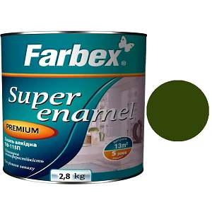 Эмаль ПФ-115 Farbex Хаки  2,8 кг