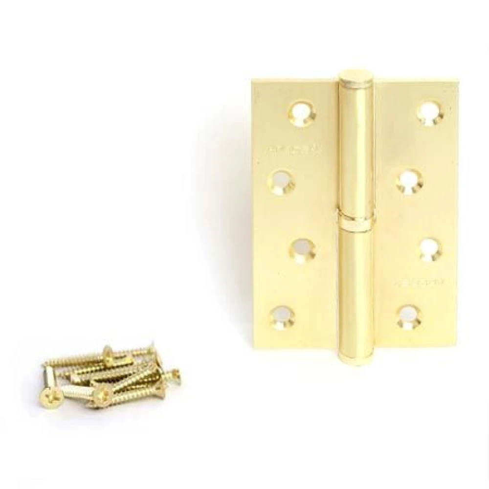 Петли APECS 100x75-B-GM-Левые (Золото матовое)