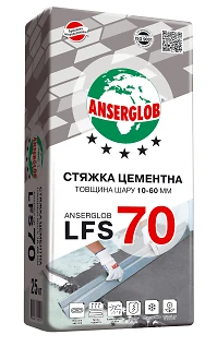 Анцерглоб стяжка цементная LFS-70, 25кг (л)