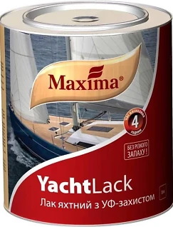 Лак Яхтный алкидно-уретановый Maxima глянцевый  2,5 л