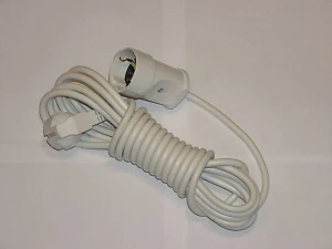Удлинитель 3м 3 гнезда с заземлением (чорный) Viko Multi-Let