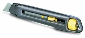 Нож 18мм  металлический Stanley Interlock 4-10-018