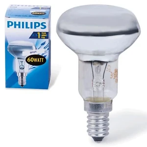 Лампа рефлекторная R50 60Вт 220В Е14 'Philips'