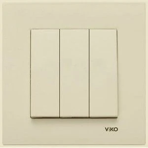 Viko Karre крем Выключатель 3-й
