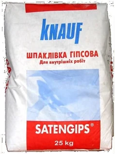 Шпатлевка гипсовая финишная Knauf Satengips 25 кг