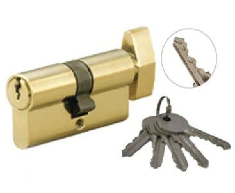 Цилиндр 60 мм (латунь) 5 кл к,п англ.