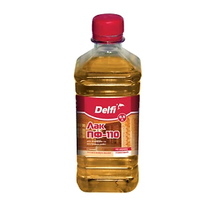 Лак Для внутренних и наружных работ ПФ-110 Delfi глянцевый  0,5 л