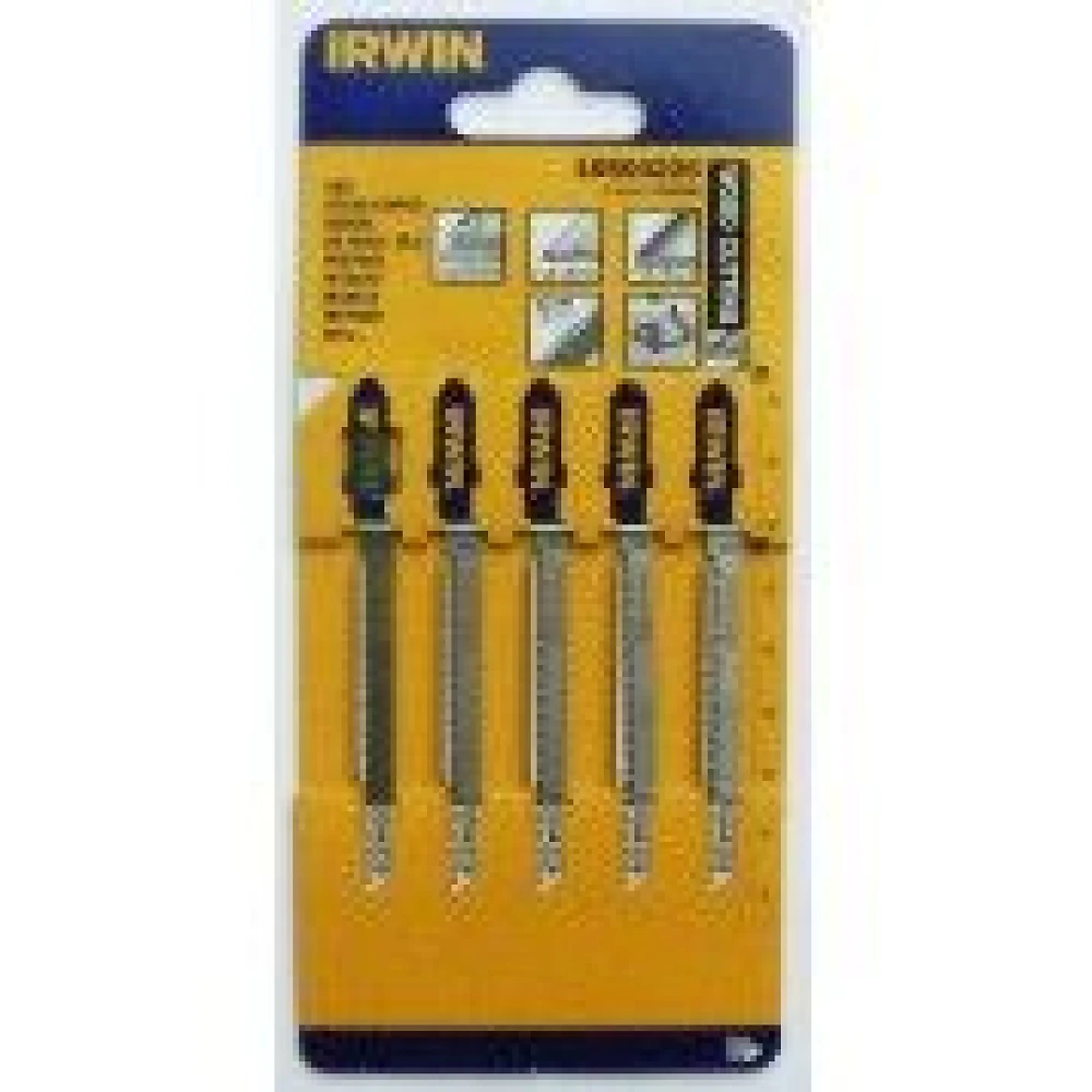 Полотно на эл.лобзик (пилка) по дереву,  ДВП, ДСП,   20-83мм Irwin T101AO
