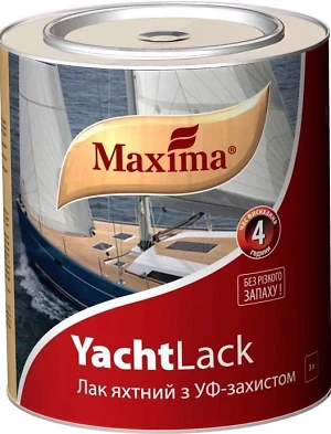 Лак Яхтный алкидно-уретановый Maxima глянцевый  0,75 л