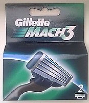 Бритвенные картриджи 2шт Gillette Mach3