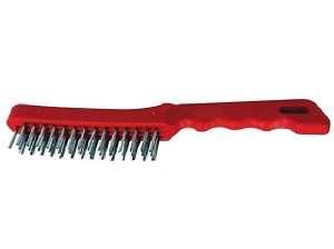 Щетка ручная  (сталь 6 рядов, пластиковая ручка)   Intertool BT-0009