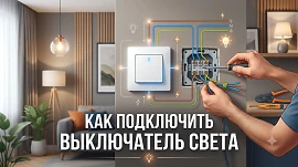 Как подкючить выключатель света