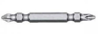 Бита PH2 * PH1  60мм с насечкой (1,4' шестигранник) Whirlpower